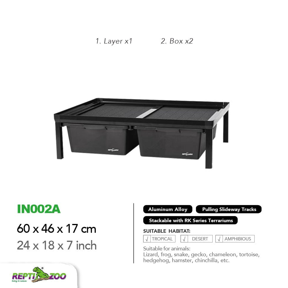 REPTIZOO Aluminum Stackable Breeding Rack (Included Heat Mats for 6 layers) - Velora Luxury Fashion