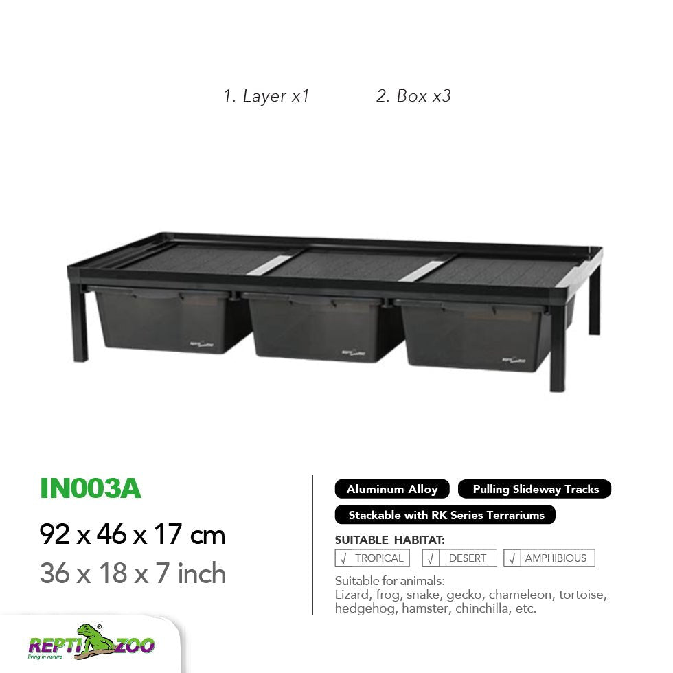 REPTIZOO Aluminum Stackable Breeding Rack (Included Heat Mats for 6 layers) - Velora Luxury Fashion