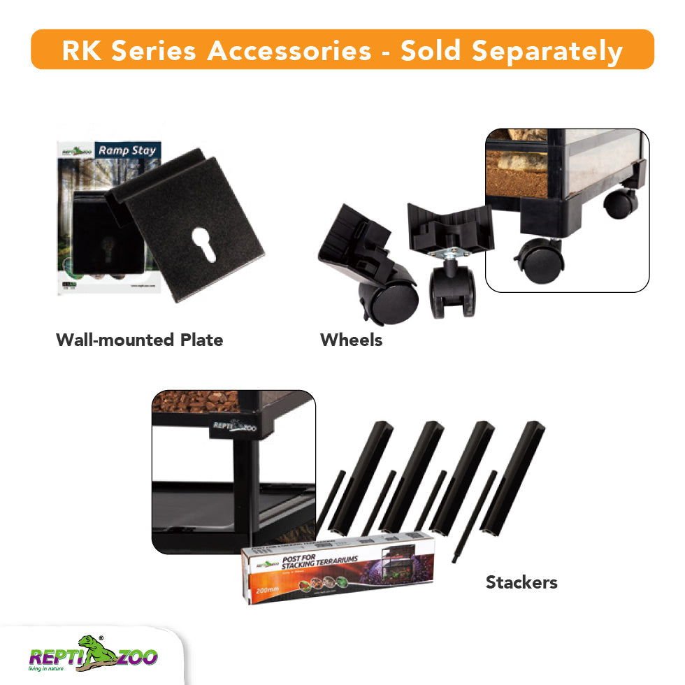 REPTIZOO RK Terrariums Stacker and Wheels - Velora Luxury Fashion