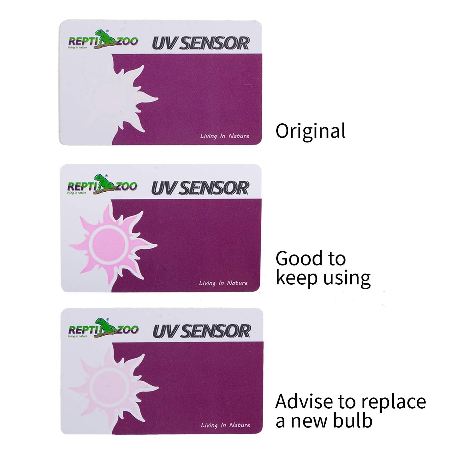 REPTIZOO UV Sensor Tester Card 2pcs - Velora Luxury Fashion