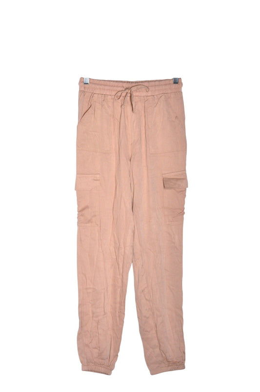 REVAMPED Women Cargo Pants Regular fit in Beige - S - Velora Luxury Fashion