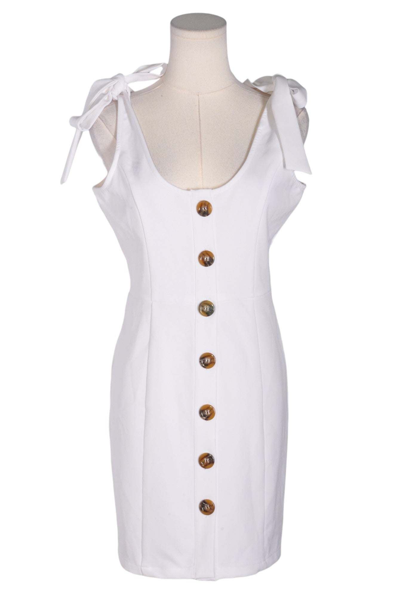 REVAMPED Women Sheath Dresses Regular fit in White - S - Velora Luxury Fashion