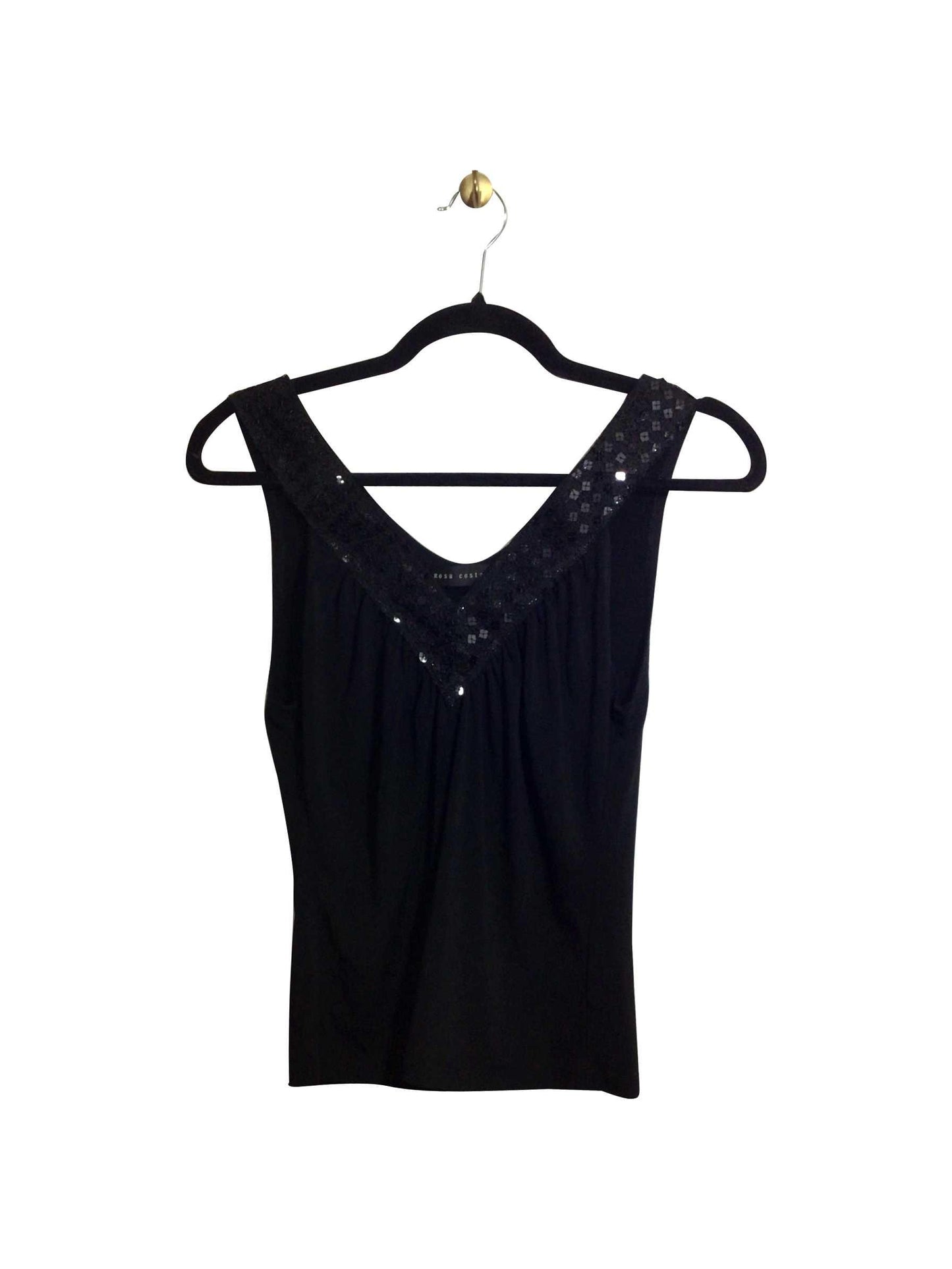 ROSA CONSTANZO Regular fit Tank Top in Black - S - Velora