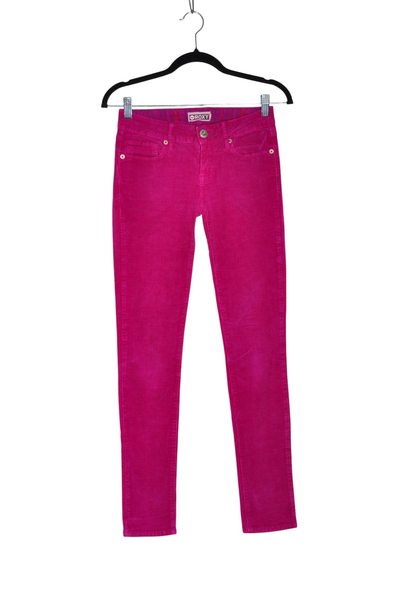 ROXY Women Corduroy Pants Regular fit in Pink - 1 - Velora Luxury Fashion