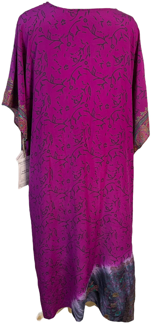 PRC6402 Avatar Pure Silk Maxi Kaftan - Velora