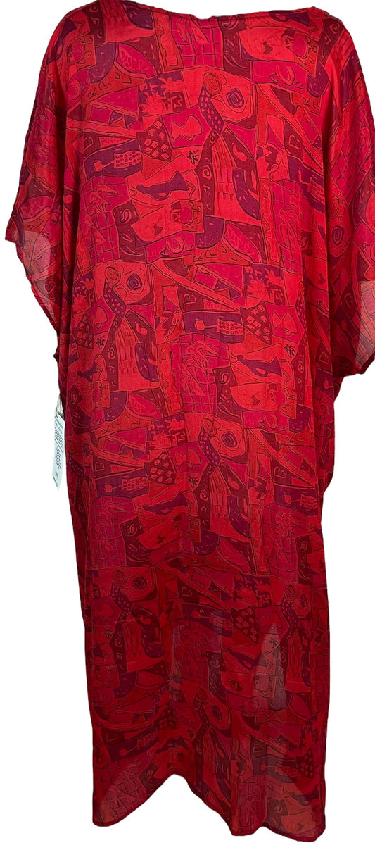 PRC6417 Avatar Pure Silk Maxi Kaftan - Velora