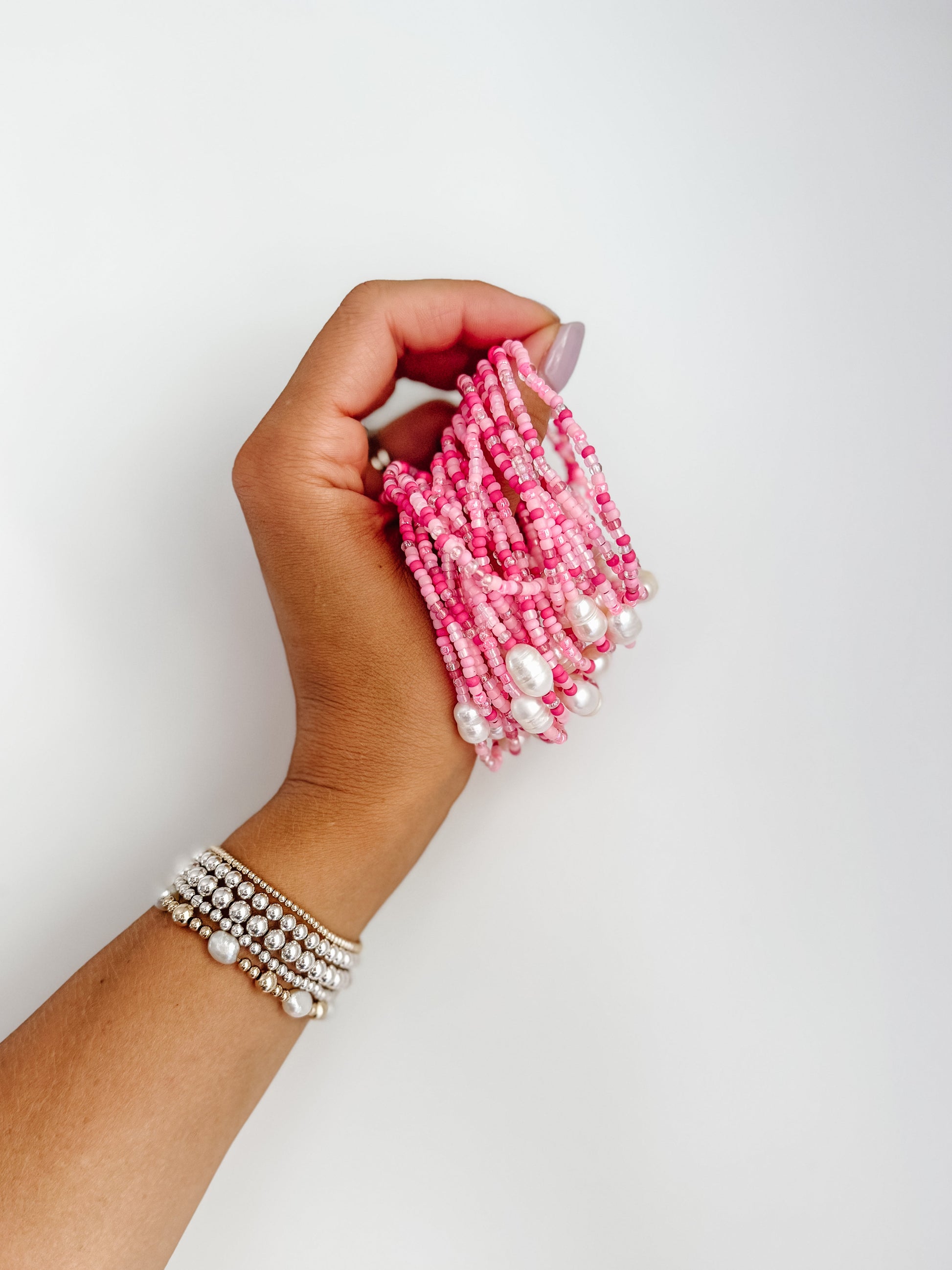 RUN FOR THE CURE PINK BRACELET - Velora Luxury Fashion