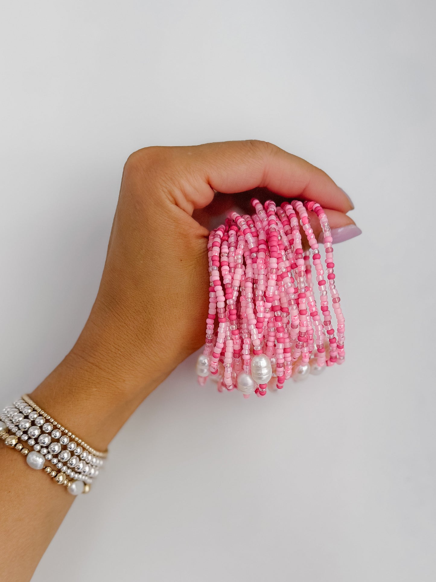 RUN FOR THE CURE PINK BRACELET - Velora Luxury Fashion