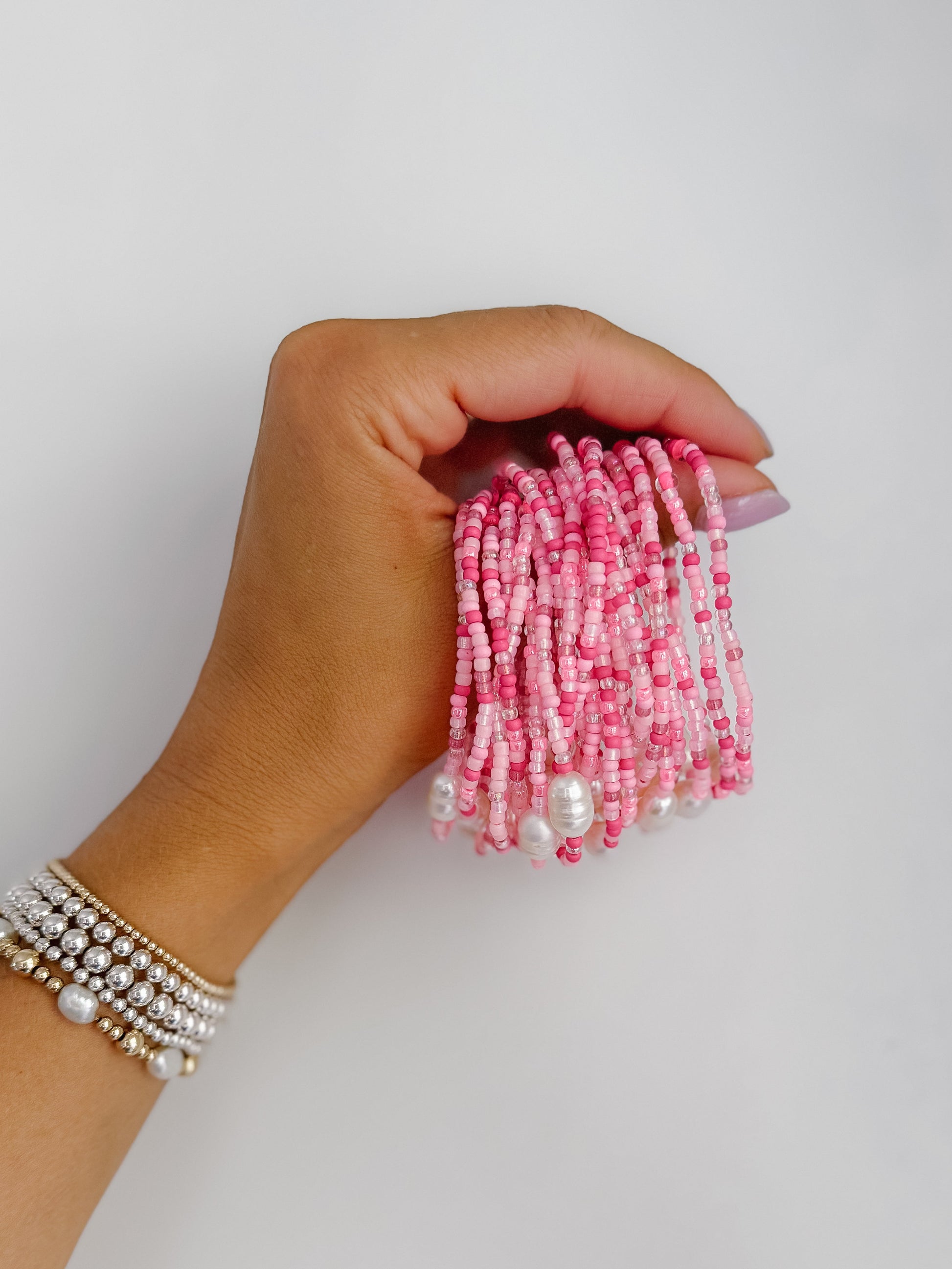 RUN FOR THE CURE PINK BRACELET - Velora Luxury Fashion