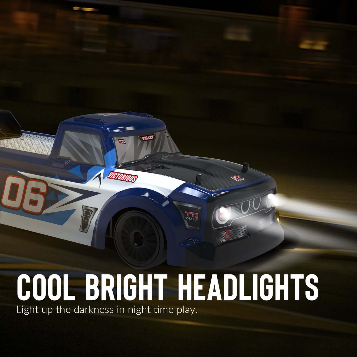 Racent 1:14 Drift RC Car for Kids, 4WD 2.4Ghz with LED Lights, Dual Battery - Velora Luxury Fashion