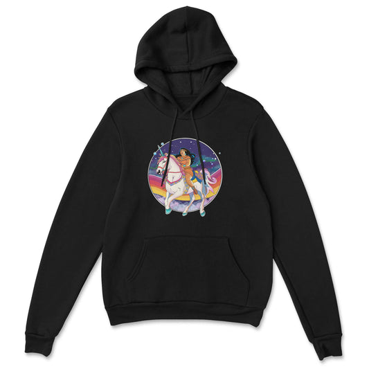 Rainbow Unicorn Woman Hoodie - Velora Luxury Fashion