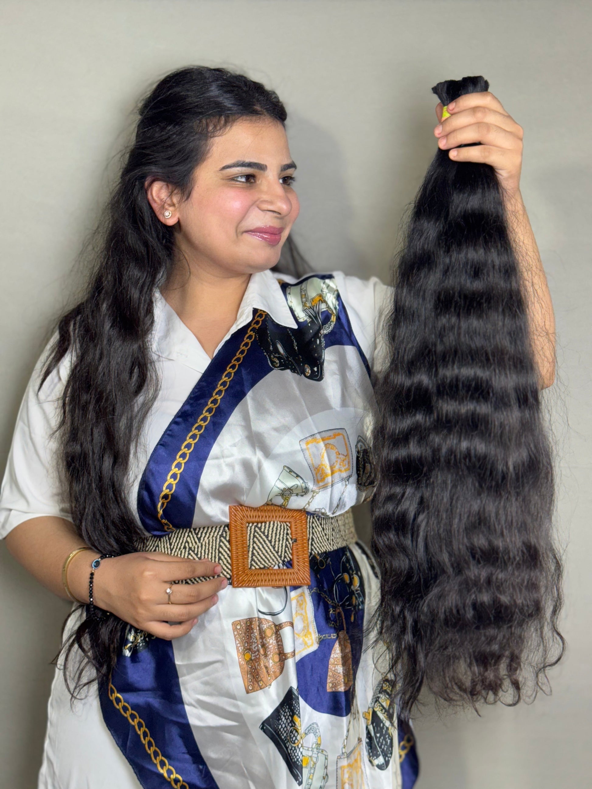 Raw Indian Wavy Bulk Hair Bundles - Velora Luxury Fashion