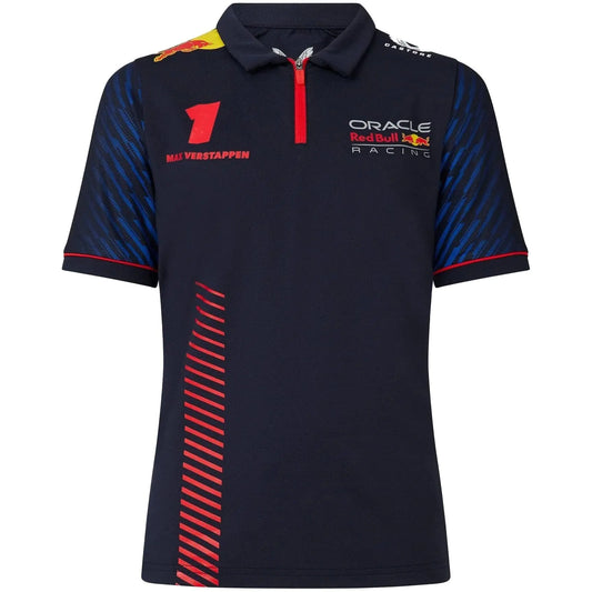 Red Bull Racing F1 Kids 2023 Max Verstappen Team Polo Shirt - Velora Luxury Fashion