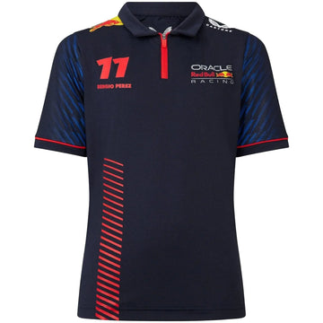 Red Bull Racing F1 Kids 2023 Sergio Checo Perez Team Polo Shirt - Velora Luxury Fashion