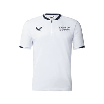Red Bull Racing F1 Mens Lifestyle Polo White - Velora Luxury Fashion