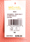 Reed Primrose Leather Snap Wallet by Michael Kors - Velora Luxury Fashion