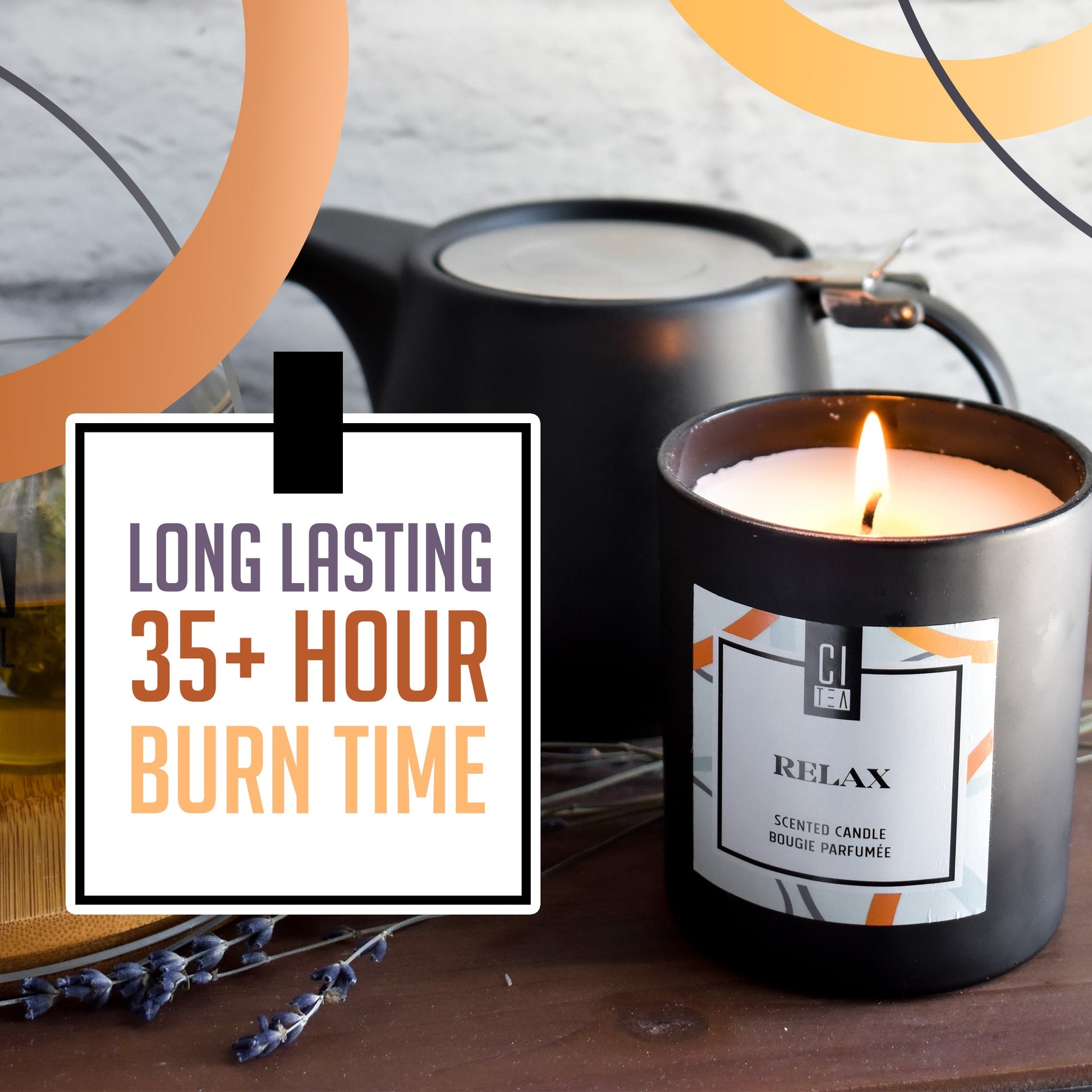 Relax Soy Wax Candle - Sandalwood and Musk - 8 oz - Velora Luxury Fashion