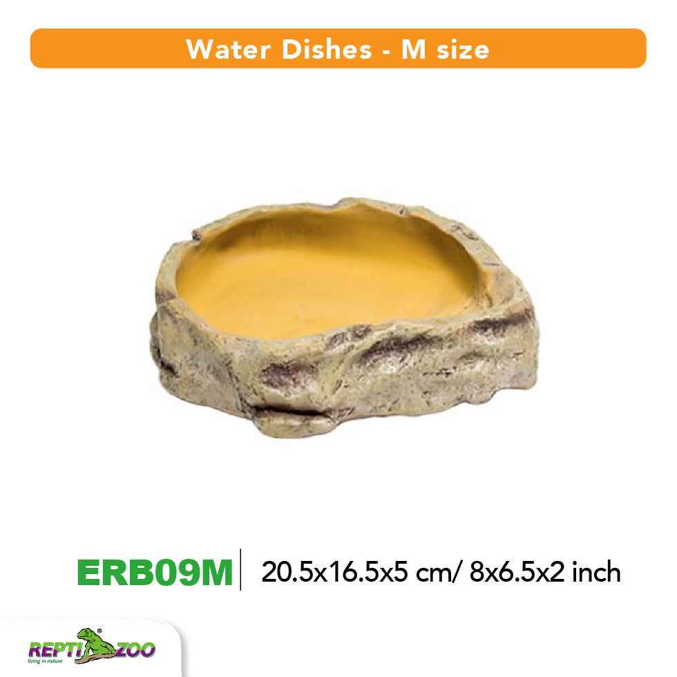 Reptile Water Dish - Natural Look for All Sizes - Velora Luxury Fashion