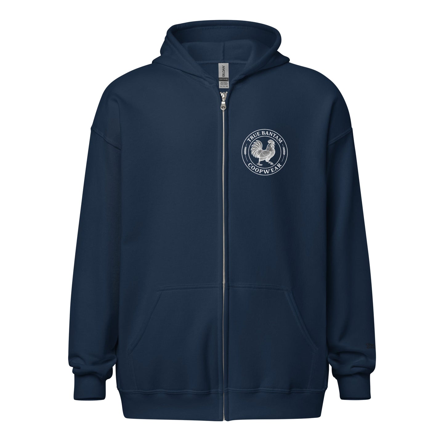 Retro Chicken Skeleton Unisex heavy blend zip hoodie - Velora Luxury Fashion
