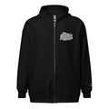 Retro Chickens Against Fascism Unisex heavy blend zip Bunny Hug (Hoodie) - Velora Luxury Fashion