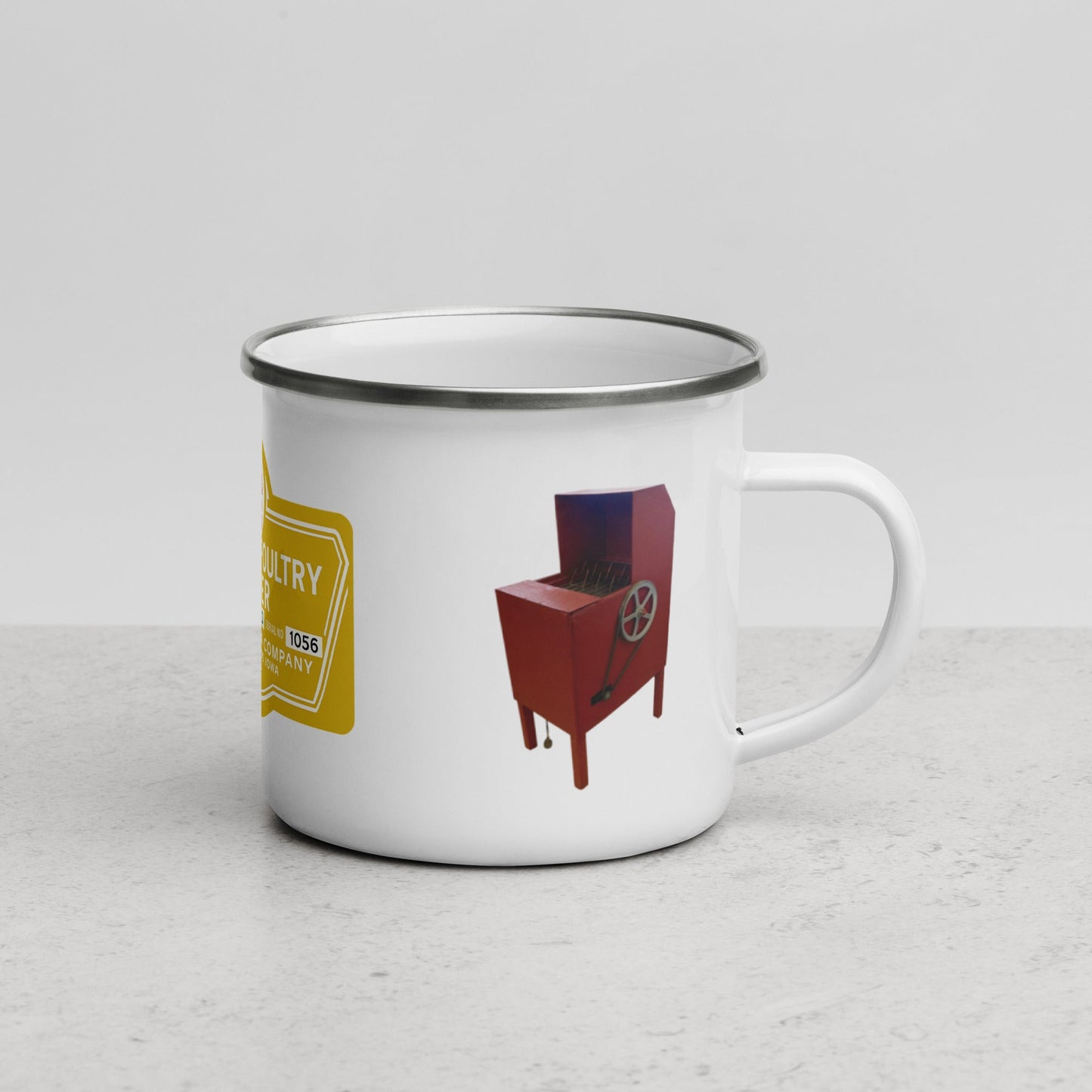 Retro Enamel Mug - Velora Luxury Fashion
