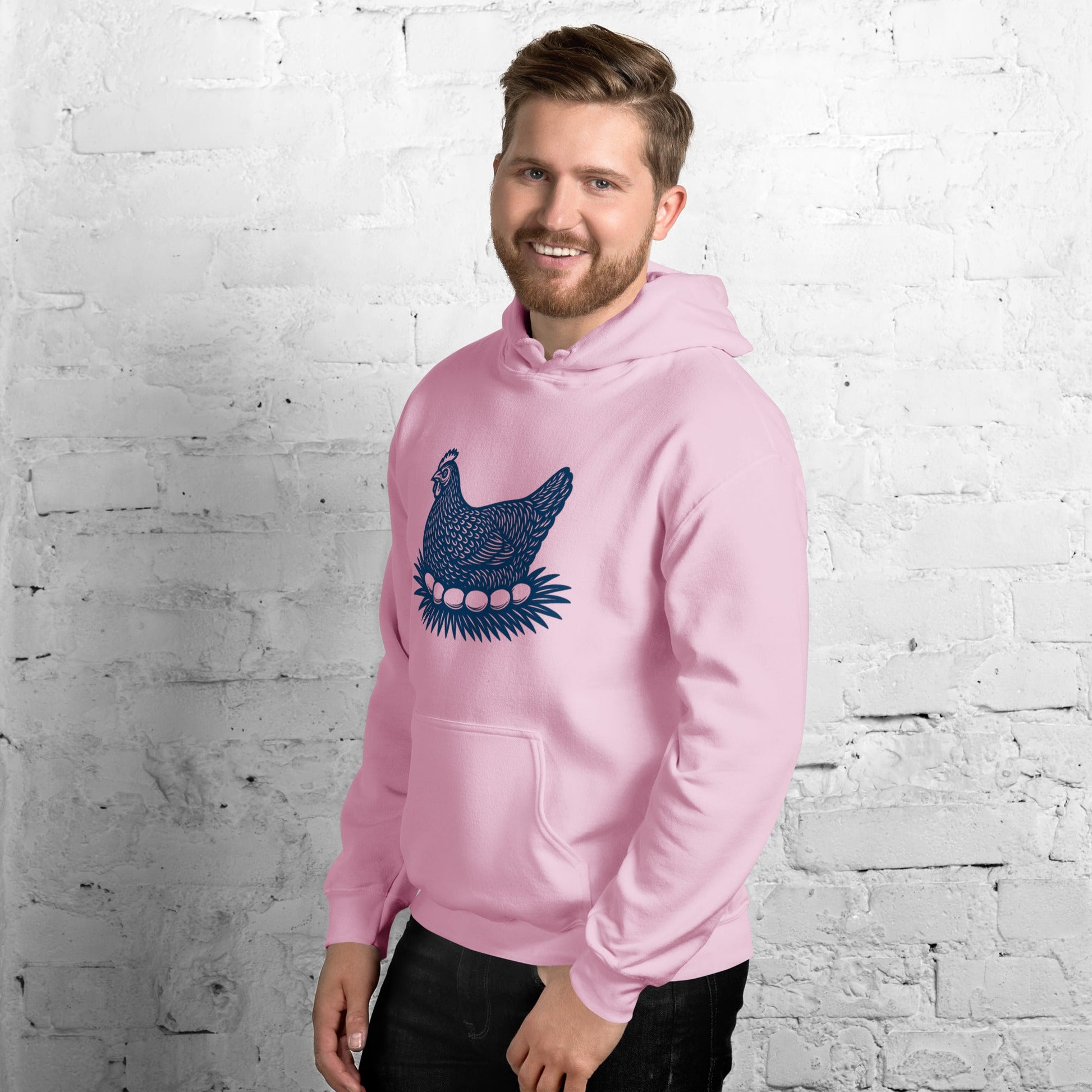 Retro Hen Unisex Bunny Hug (Hoodie) - Velora Luxury Fashion