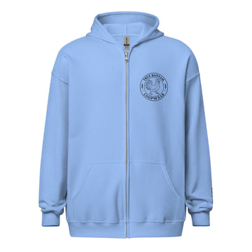 Retro Hen Unisex heavy blend zip bunny hug (hoodie) - Velora Luxury Fashion