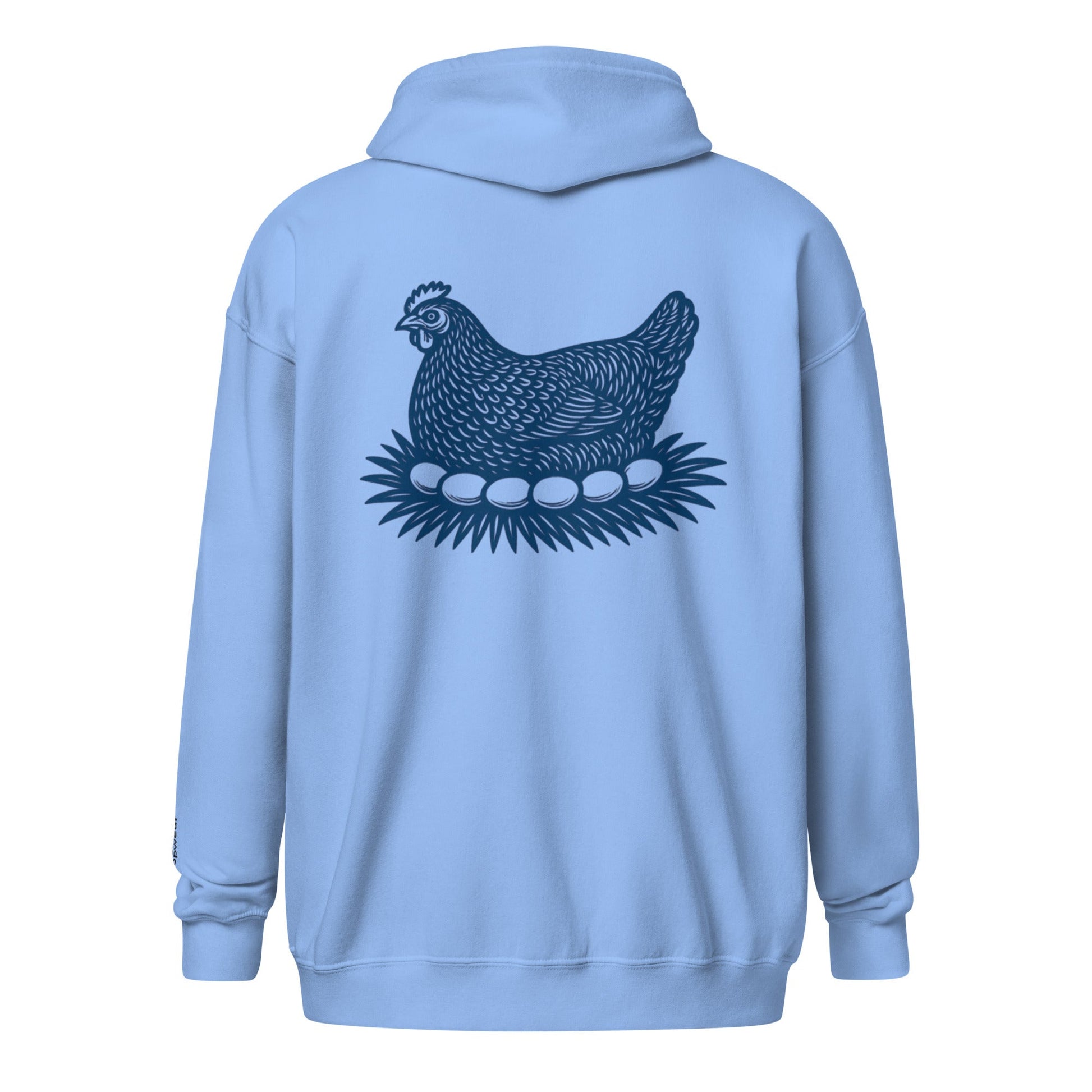 Retro Hen Unisex heavy blend zip bunny hug (hoodie) - Velora Luxury Fashion