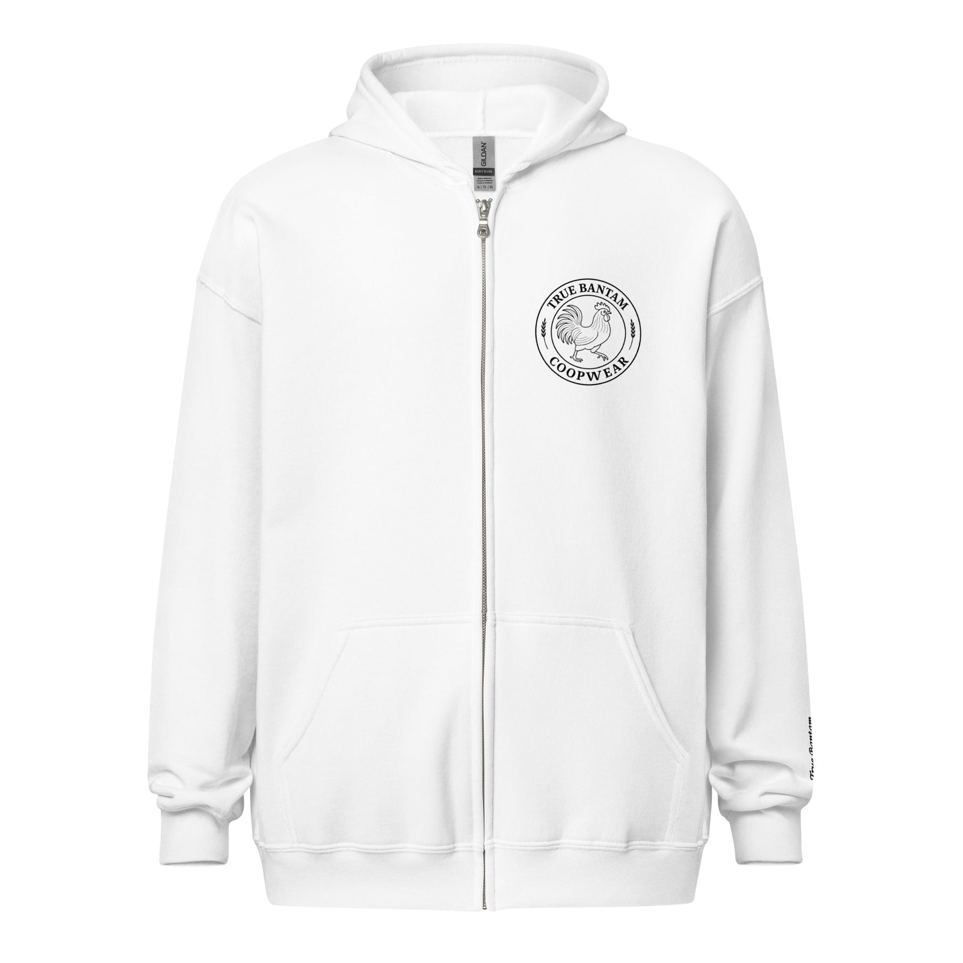 Retro Hen Unisex heavy blend zip bunny hug (hoodie) - Velora Luxury Fashion