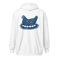 Retro Hen Unisex heavy blend zip bunny hug (hoodie) - Velora Luxury Fashion