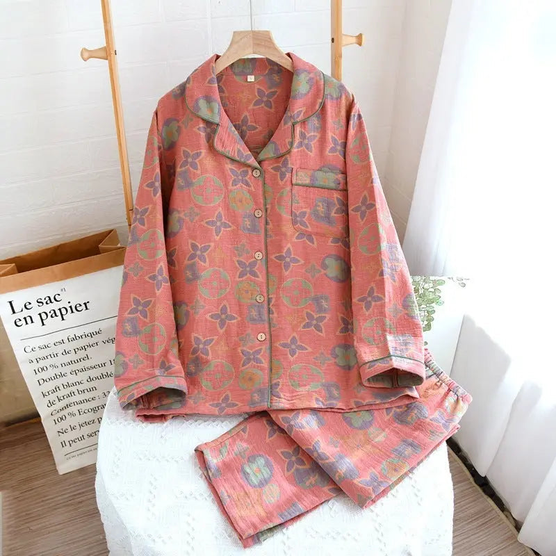 Retro New Pure Cotton Pajamas For Women EX-STOCK Canada