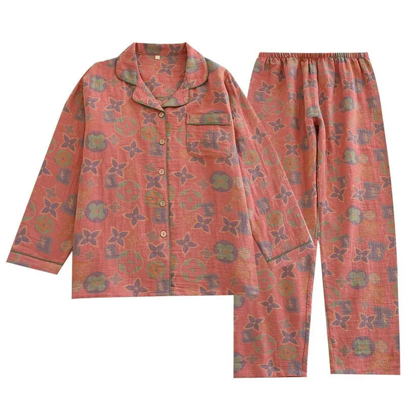 Retro New Pure Cotton Pajamas For Women EX-STOCK Canada