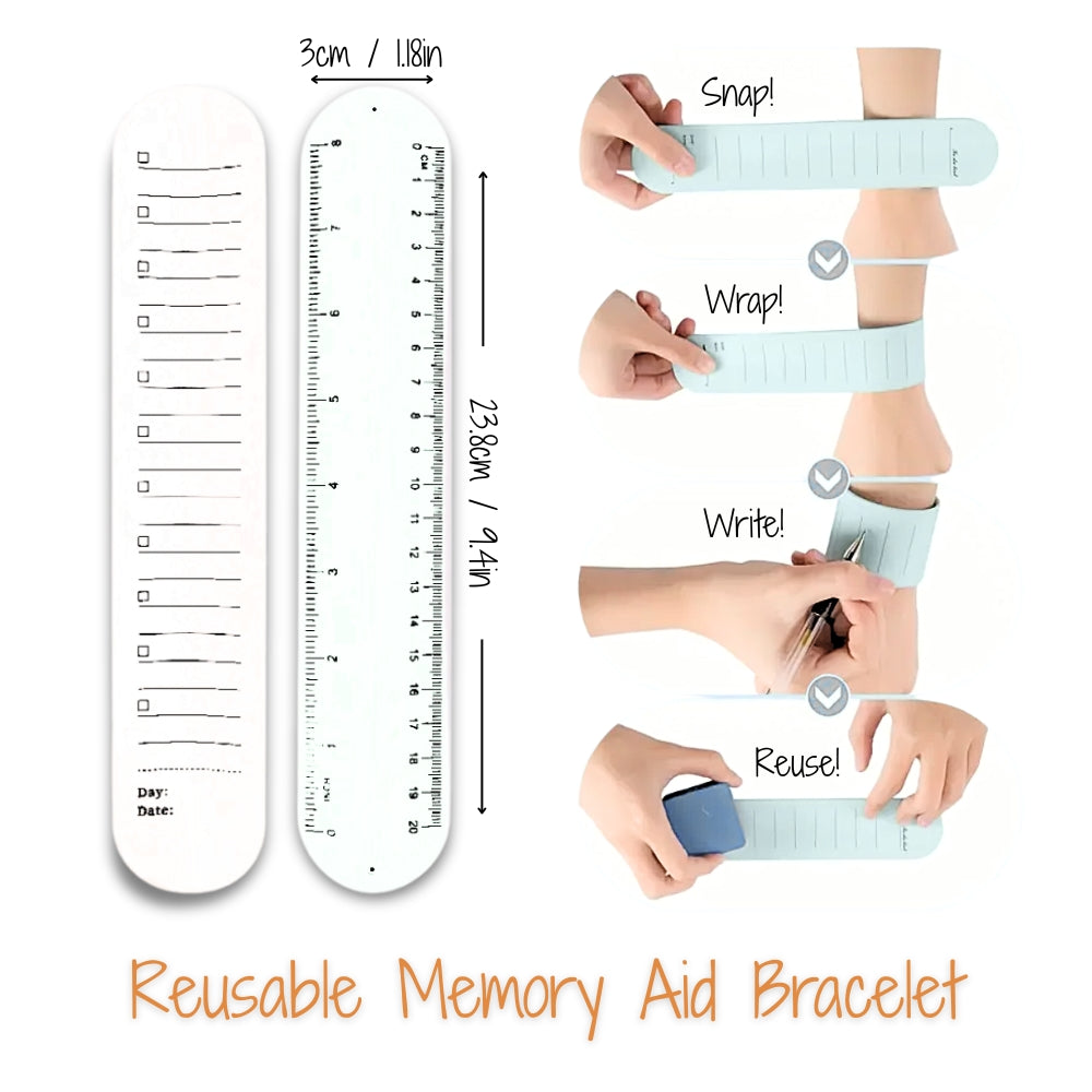 Reusable Memory Aid Bracelet - Velora