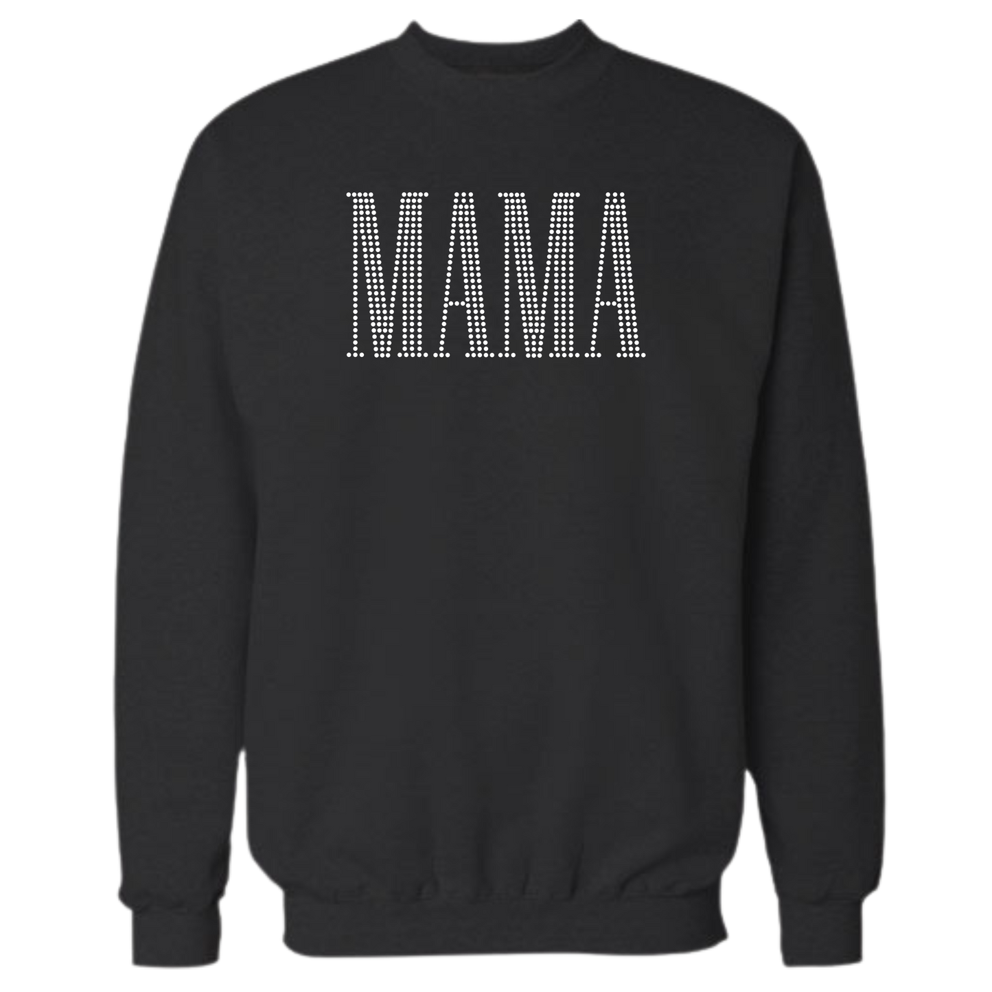 MAMA Rhinestone Shirt – Mom Life Sparkle Bling Tee | Blingdazzel