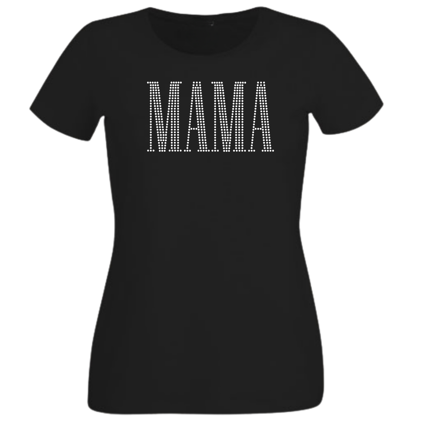 MAMA Rhinestone Shirt – Mom Life Sparkle Bling Tee | Blingdazzel