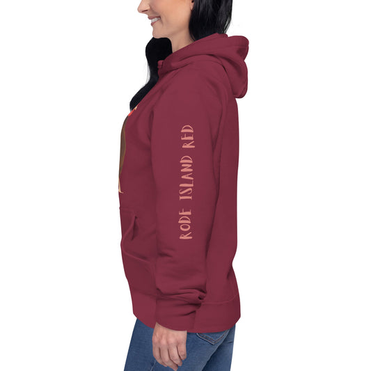 Rhode Island Red Unisex Bunnyhug (hoodie) - Velora Luxury Fashion