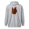 Rhode Island Red Unisex heavy blend zip bunny hug (hoodie) - Velora Luxury Fashion