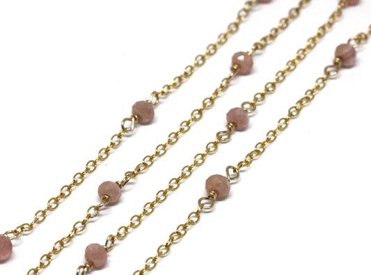 Rhodocrosite Wire Wrapped Layering Necklace - Velora Luxury Fashion