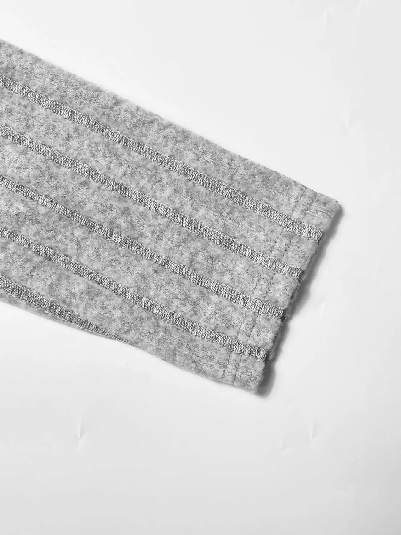 Ribbed Knit Crop Top and Wide Leg Pants Set - Velora Luxury Fashion