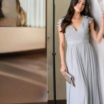 Robe longue ouverte au dos