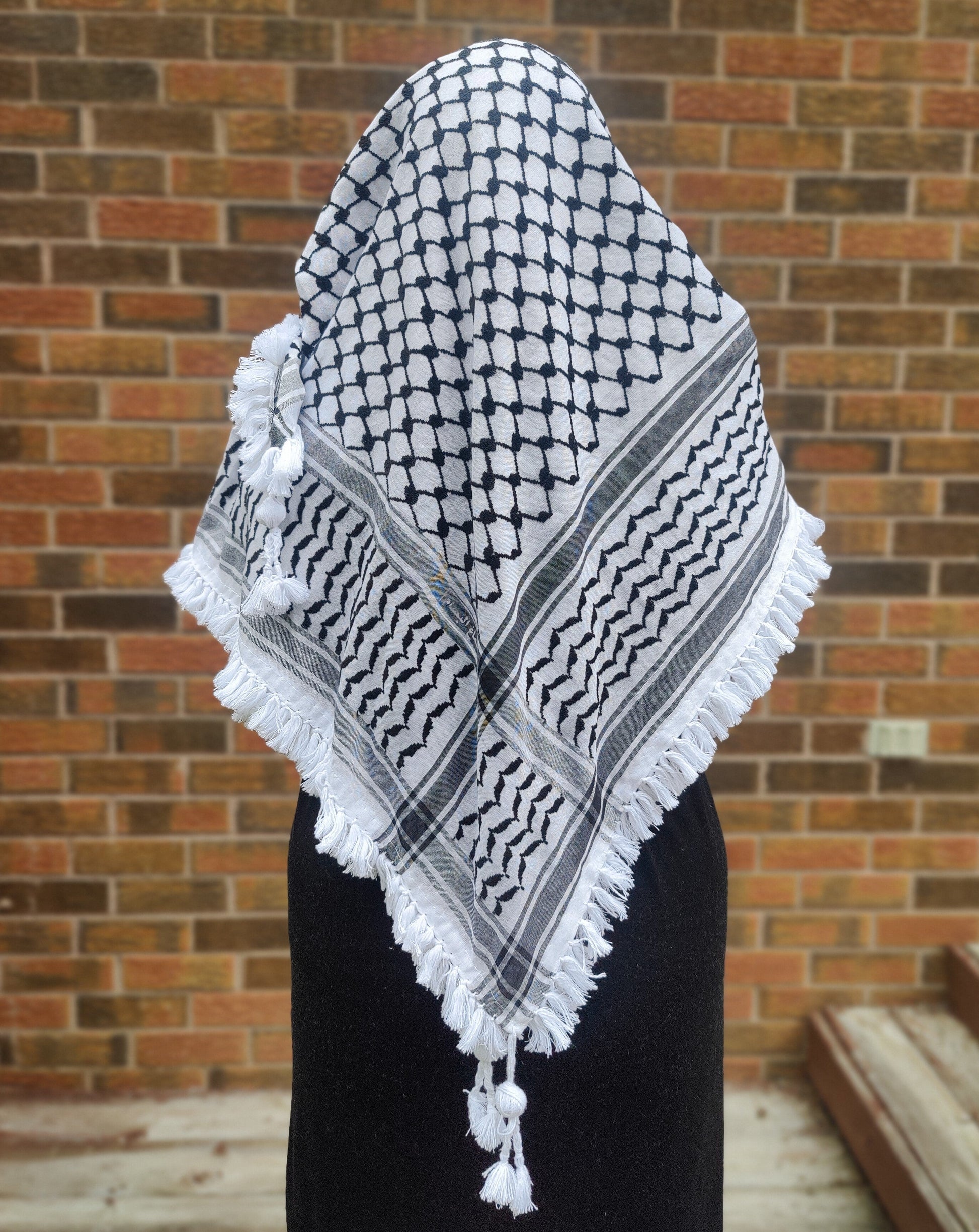 Royal Kufiya (Keffiyeh) | Handmade Tassels - Velora Luxury Fashion