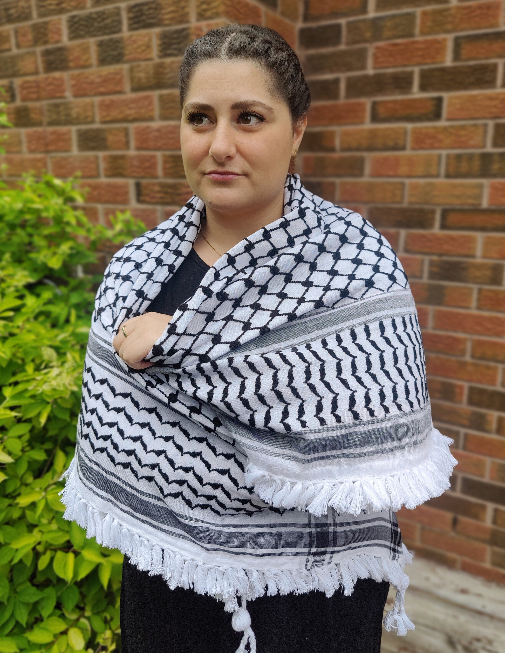 Royal Kufiya (Keffiyeh) | Handmade Tassels - Velora Luxury Fashion