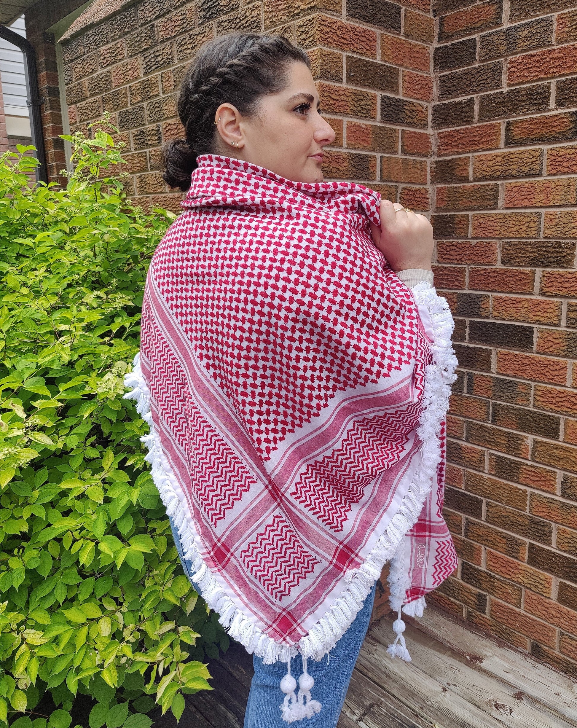 Royal Shemagh (Keffiyeh) | Handmade Tassels - Velora Luxury Fashion