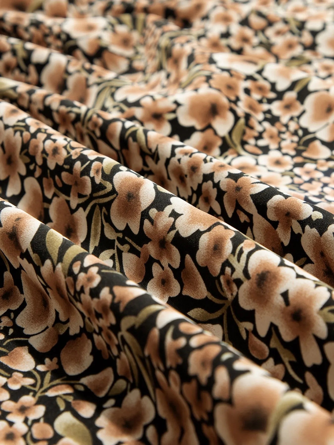 Ruffle Sleeve Notched Blouse - Velora Luxury Fashion