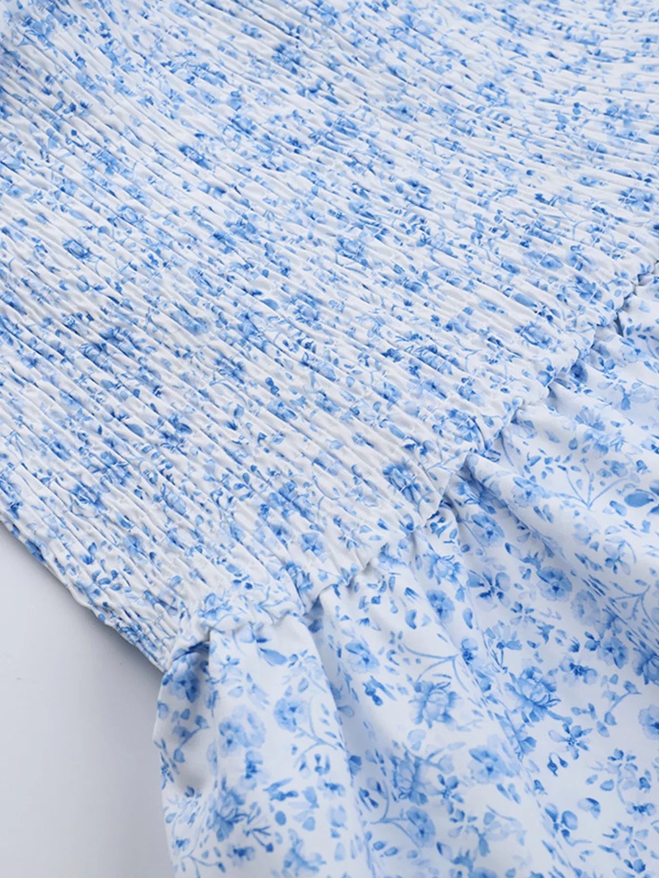 Ruffled Layered Floral Tube Mini Dress - Velora Luxury Fashion