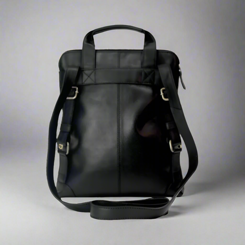 Rugged Earth Leather Backpack - Velora Luxury Fashion