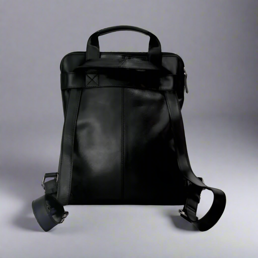 Rugged Earth Leather Backpack - Velora Luxury Fashion