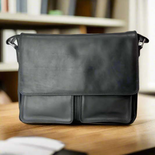 Rugged Earth Leather Messenger Bag Boutique of Leathers/Open Road