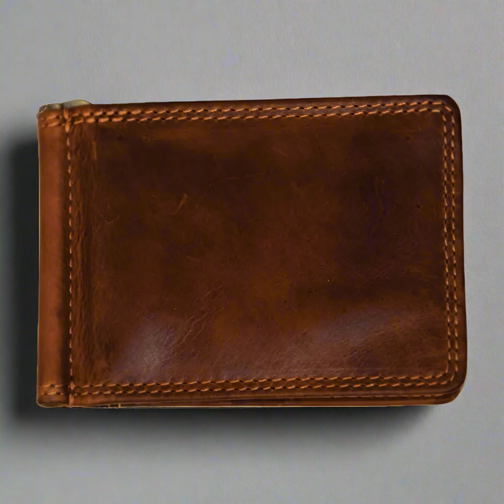Rugged Earth Men's Leather Money Clip Wallet - Velora Luxury Fashion