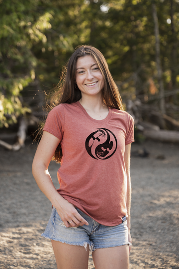 OTTER YING/YANG - Women's Eco Tee